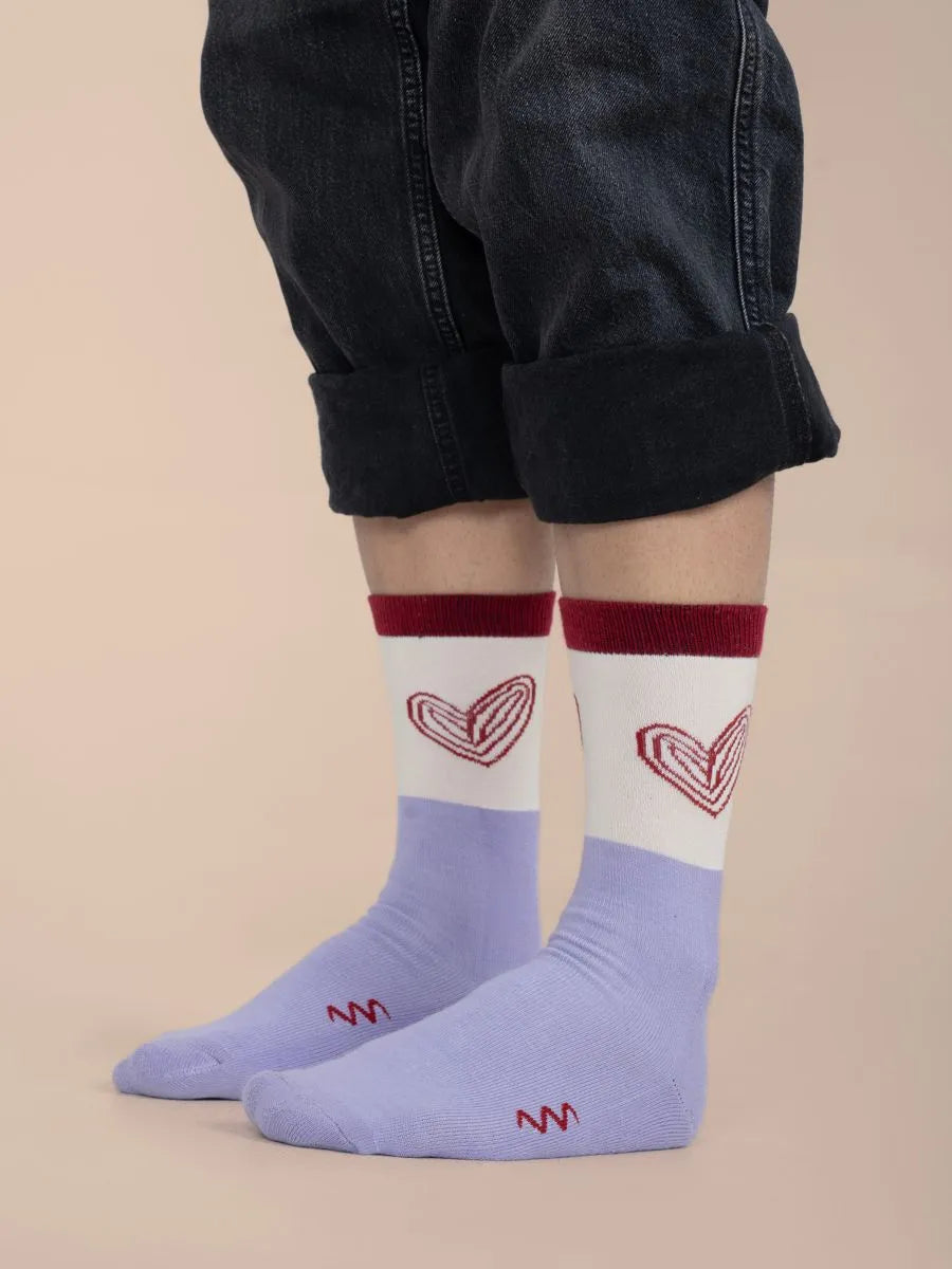 Three of Hearts | Heart sock - Pack of 3